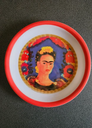 Piatto decorativo tondo con stampa di Frida Kahlo, ottimo per l'arredamento!, marque: productos margarita S.A., état: Neuf sans étiquette, 8,00 €, 9,10 € Protection acheteurs incluse