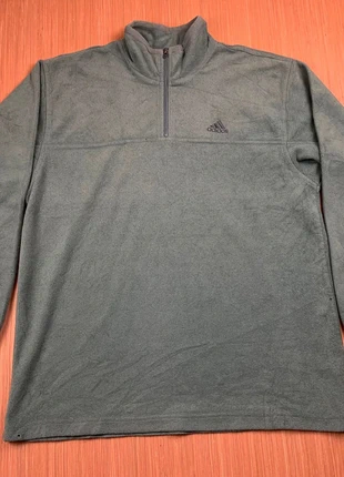 Pull 1/4 zip col camionneur Adidas vert kaki logo brodé taille L, marque: adidas, état: Bon état, taille: L, 9,99 €, 11,19 € Protection acheteurs incluse