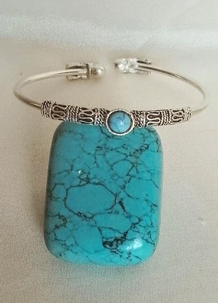 Très Rare Bracelet Tibétain en Argent avec sa Perle Turquoise., brand: Rare Bracelet Tibétain en Argent., condition: New without tags, €10.95, €12.20 includes Buyer Protection