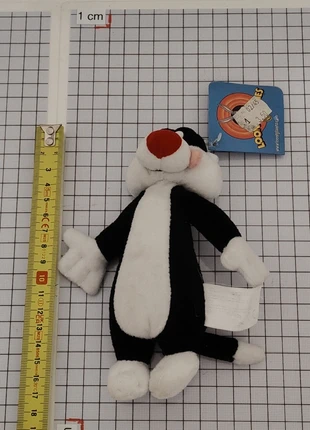 Peluche Gatto Silvestro / Sylvester the Cat / Sylvestre le Chat – fondo di magazzino, marca: Looney Tunes, estado: Nuevo con etiquetas, tamaño: 9-12 meses / 74 cm, 2,50 €, 3,33 € Protección al comprador incluida