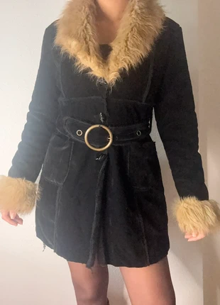 Manteau afghan vintage avec ceinture style pennylane bratz y2k, marque: Top Vintage, état: Satisfaisant, taille: S / 36 / 8, 39,00 €, 41,65 € Protection acheteurs (Pro) incluse