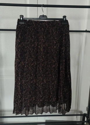 Jupe plissée noire et camel taille L, marca: Gémo, estado: Muito bom, tamanho: L / 40 / 12, €4.90, €5.85 inclui Proteção do Comprador