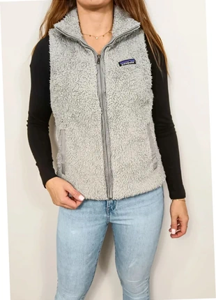 Patagonia | veste polaire sans manches femme taille S 36 woman fleece pullover zip | gris #PPF41, merk: Patagonia, staat: Heel goed, maat: S / 36 / 8, € 39,00, € 41,65 inclusief Kopersbescherming