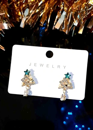 Bijoux Noël | Boucles d’Oreilles neuves Sapin - Neuf, marque: Noël, état: Neuf avec étiquette, 5,99 €, 6,99 € Protection acheteurs incluse