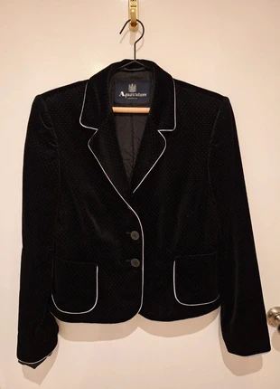 Aquascutum Cotton Velvet Black Blazer size 14, brand: Aquascutum, condition: Very good, size: M / UK 12-14, £60.00, £63.70 includes Buyer Protection