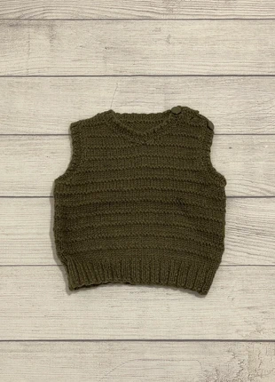 Fait main - Pull sans manche - Kaki - Taille 12 mois, marke: Fait Main, zustand: Sehr gut, größe: 12-18 Monate / 80, 5,00 €, 5,95 € inklusive Vinted-Käuferschutz