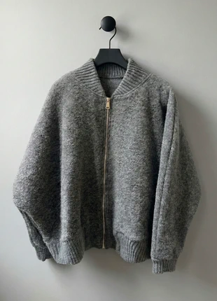 Bomber gris en laine, brand: Poheme, condition: New with tags, size: M / 38 / 10, €60.00, €63.70 includes Buyer Protection