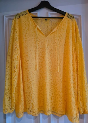 2xl gele, fashion blouse, estado: Nuevo sin etiquetas, tamaño: XXL / 44 / 16, 7,50 €, 8,58 € Protección al comprador incluida