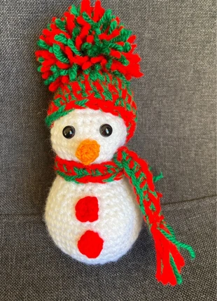 Peluche décorative bonhomme de neige, brand: les crochets d’Isabelle, condizioni: Nuovo senza cartellino, €10.00, €11.20 include la Protezione acquisti Pro