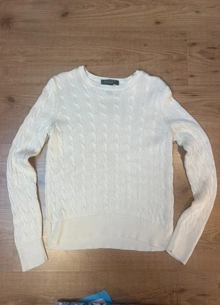 Pull Torsadé Boutonné Ralph Lauren Beige – Taille XS Femme – Très Bon État, marque: Ralph Lauren, état: Très bon état, taille: XS / 34 / 6, 31,00 €, 33,25 € Protection acheteurs incluse