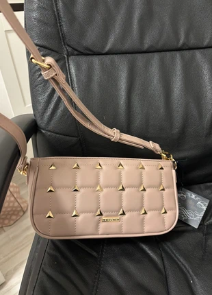 Wittchen rosa lila Umhängetasche crossbody bag mit Nieten, brand: Wittchen, condizioni: Nuovo con cartellino, €15.00, €16.45 include la Protezione acquisti