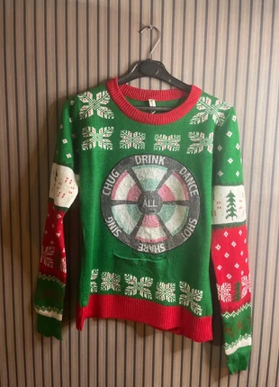 🎄 Pull festif vert rouge blanc 36, marque: Bluenotes, état: Très bon état, taille: S / 36 / 8, 10,00 €, 11,20 € Protection acheteurs (Pro) incluse