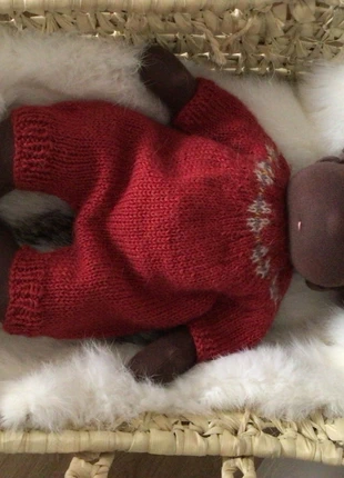 Waldorf poppen kleertjes, merk: ALPAKA wolle rodel, staat: Nieuw zonder prijskaartje, maat: Prematuur, tot 44 cm, € 14,00, € 15,40 inclusief Kopersbescherming