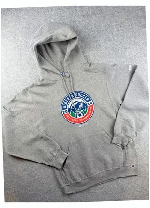 Sweat a capuche Russell Athletic gris Homme taille S, marque: Russell Athletic, état: Bon état, taille: S, 15,00 €, 16,45 € Protection acheteurs incluse