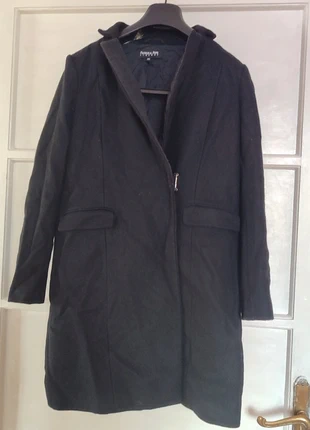 Cappotto nero - Patrizia Pepe, merk: Patrizia Pepe, staat: Heel goed, maat: S / 36 / 8, € 20,00, € 21,70 inclusief Kopersbescherming