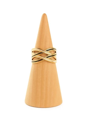 Bague femme doré blanc noir en acier inoxydable ajustable, condition: Very good, size: Adjustable, €10.00, €11.20 includes Buyer Protection