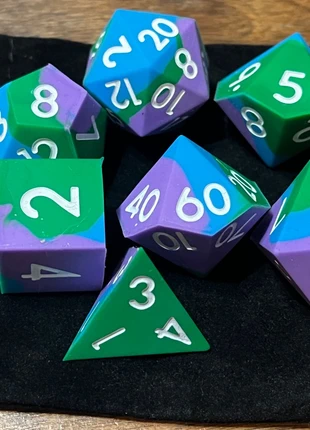 Set dadi in silicone, état: Neuf sans étiquette, 13,50 €, 14,88 € Protection acheteurs incluse