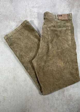 Pantalon Vintage En Velours Côtelé / Corduroy denver hayes kaki droit, coton, taille 36X32, marke: Vintage Dressing, zustand: Sehr gut, größe: W36 | DE 52, 15,00 €, 16,45 € beinhaltet Vinted-Käuferschutz Pro