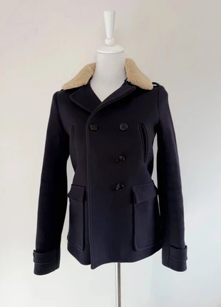 Veste femme – Maje – caban laine col amovible – bleu marine – taille 36 – super état, marque: Maje, état: Très bon état, taille: S / 36 / 8, 100,00 €, 105,70 € Protection acheteurs incluse