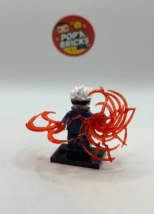 Figurine type LEGO – Gojo Satoru – Jujutsu Kaisen – Technique de l’Infini, merk: Jujutsu Kaisen, staat: Heel goed, maat: Prematuur, tot 44 cm, € 4,50, € 5,43 inclusief Kopersbescherming