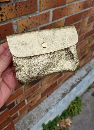 Porte monnaie cuir dore, brand: The Genuine Leather, condizioni: Ottime, €4.00, €4.90 include la Protezione acquisti Pro