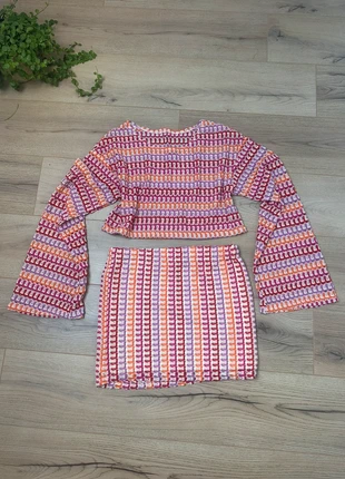 Ensemble top + jupe / Conjunto top + falda – Talla M, marque: Inconnu, état: Très bon état, taille: M / 38 / 10, 6,50 €, 7,53 € Protection acheteurs incluse