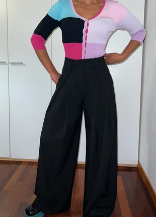 Color block knit cardigan., marque: Vintage Dressing, état: Très bon état, taille: S / 36 / 8, 19,00 €, 20,65 € Protection acheteurs incluse