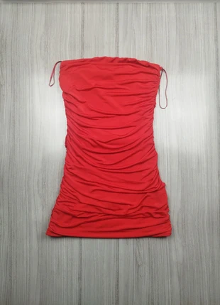 robes sans bretelles rouge Club - taille S/M, marque: Club L, état: Très bon état, taille: M / 38 / 10, 9,90 €, 11,10 € Protection acheteurs incluse