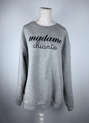 Sweat RAD gris « Madame Chiante » Taille XL - 42, marke: RAD, zustand: Gut, größe: XL / 42 / 14, 4,00 €, 4,90 € inklusive Vinted-Käuferschutz