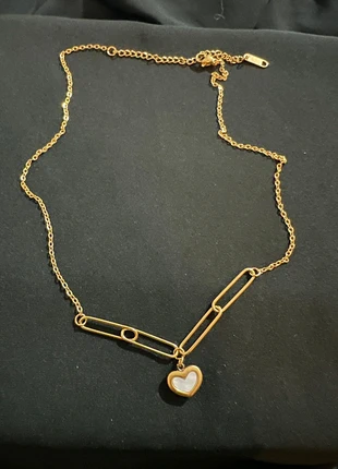 Collier coeur en acier inoxydable femme, état: Neuf avec étiquette, 5,00 €, 5,95 € Protection acheteurs incluse