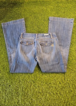 Miss Me Y2K Flared Bootcut Pants – Low Waist, Vintage, 2000s Trendy, marque: Miss Me, état: Très bon état, taille: L / 40 / 12, 62,00 €, 65,80 € Protection acheteurs incluse