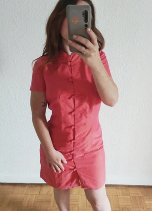 Robe Corail Style Qipao Col Mao Chinois viscose Vintage Y2K Party T., brand: Vintage Dressing, condition: Very good, size: S / 36 / 8, €18.00, €19.60 includes Buyer Protection