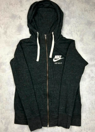Veste légère à capuche Nike gris foncé taille S sweat pull full zip, marca: Nike, estado: Muito bom, tamanho: S / 36 / 8, €6.00, €7.00 inclui Proteção do Comprador Pro