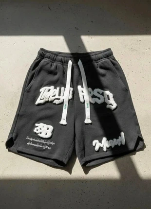 Short Noir Oversize Brodé – Streetwear / Y2K / Casual / Unisexe, estado: Muito bom, tamanho: M, €28.90, €31.05 inclui Proteção do Comprador