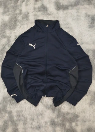 Puma Navy Track Jacket Retro Y2K Streetwear Style, marque: Puma, état: Très bon état, taille: S, 23,76 €, 25,65 € Protection acheteurs incluse