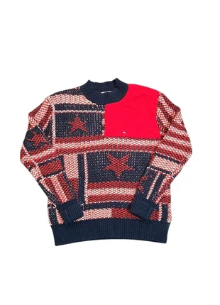 Pull Jacquard Américain Tommy Hilfiger Taille XS, marca: Tommy Hilfiger, estado: Muito bom, tamanho: XS / 34 / 6, €25.70, €27.69 inclui Proteção do Comprador