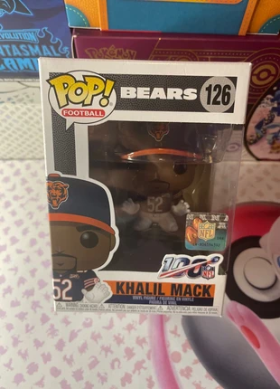 Funko Pop Khalil Mack #126, merk: Funko, staat: Nieuw zonder prijskaartje, maat: Prematuur, tot 44 cm, € 15,00, € 16,45 inclusief Kopersbescherming
