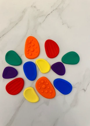 x12 pcs sensory silicone toys, brand: Baby, condition: New without tags, size: 6-9 months / 68 cm, £8.00, £8.94 includes Buyer Protection