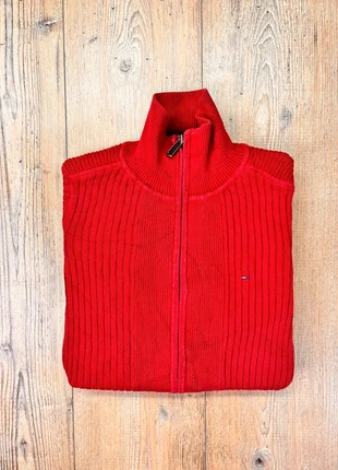 Pull col roulé Tommy Hilfilger - Half ZIP Full - Rouge - XS - 100% coton - Femme, marca: Tommy Hilfiger, estado: Muy bueno, tamaño: XS / 34 / 6, 17,00 €, 18,55 € Protección al comprador incluida
