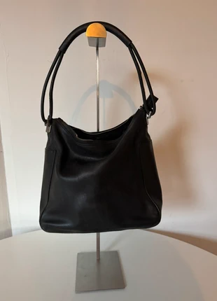 Gucci Leather Black Hobo Bag, merk: Gucci, staat: Goed, € 200,00, € 210,70 inclusief Kopersbescherming