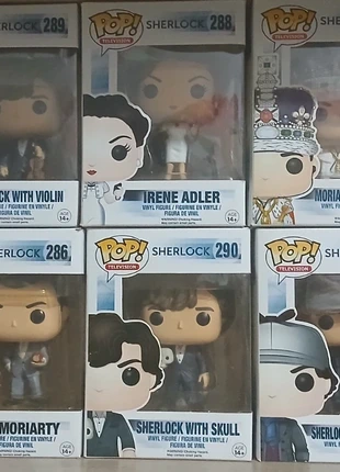 Lot de 10 Pop Funko – Sherlock BBC, brand: Funko Pop, condition: Very good, size: Preemie, up to 44cm, €180.00, €189.70 includes Buyer Protection