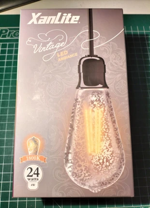 Xanlite Vintage Led 4watt E27, marque: Lumineux, état: Neuf avec étiquette, 8,99 €, 10,14 € Protection acheteurs incluse