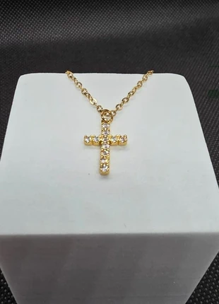 Collier strass doré, marque: CHROME, état: Neuf sans étiquette, 12,95 €, 14,30 € Protection acheteurs incluse