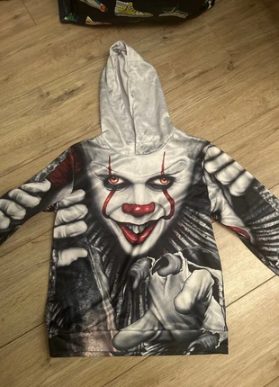 Halloween boys grey/silver pennywise hoodie , size 150cm, brand: Shein, condition: Very good, size: 12 years / 152 cm, £3.00, £3.54 includes Buyer Protection