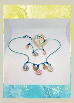 🍭Divino conjunto 2 piezas. Gargantilla y pulsera  💎💎  Ensemble de bijoux Set di gioielli, brand: Italian Style, condizioni: Nuovo senza cartellino, €19.00, €20.65 include la Protezione acquisti