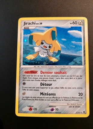 🇫🇷 Jirachi holo 7/111 🇫🇷, marke: Pokémon, zustand: Sehr gut, 5,00 €, 5,95 € beinhaltet Vinted-Käuferschutz Pro