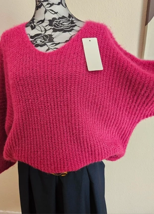 🌺 Magnifique pull mailles très douces - TU 36 au 44 - Made in ltaly 🌺, brand: Boutique Parisienne, condition: Very good, size: XXL / 44 / 16, €29.00, €31.15 includes Buyer Protection Pro
