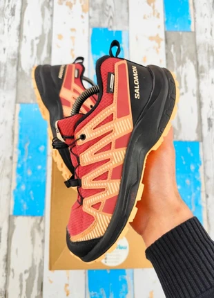 Baskets Sneackers Salomon XA Pro Waterproof Trail Running Randonnée << Red Orange >> Taille 35, merk: Salomon, staat: Heel goed, maat: 35, € 55,00, € 58,45 inclusief Kopersbescherming Pro