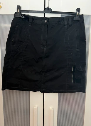 CECIL Cargo Rock 33 – Schwarzer Utility Skirt mit Taschen & Zipper, Top Zustand, marque: Cecil, état: Très bon état, taille: L / 40 / 12, 4,00 €, 4,90 € Protection acheteurs incluse