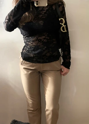 pantalon marron beige élégant chic pantalon d’automne taille xxs / 32, marke: Boutique indépendante, zustand: Gut, größe: XXS / 32 / 4, 3,00 €, 3,85 € inklusive Vinted-Käuferschutz